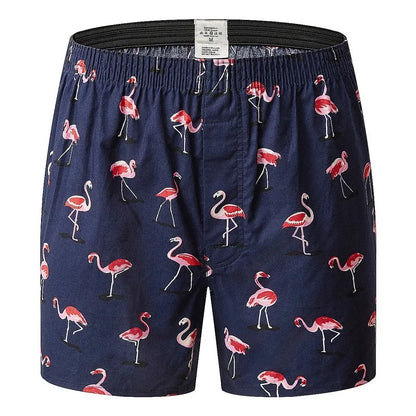 1PC 100% Cotton Men's Underwear Soft Comfortable Men's Underwear Men's Shorts Home Loose Stretch Men's Aloe Pants Boxer Briefs