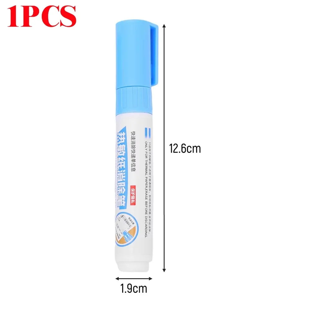 1/2/3Pcs Thermal Paper Eraser Pen Express Privacy Applicator Privacy Handwriting Cover Telephone No Trace Eraser Pen New