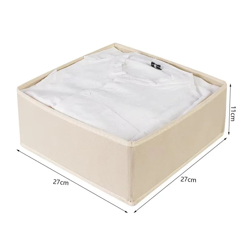 Foldable Drawer Organizers Underwear Storage Box Home Bra Socks Leggings Belts Ties Storage Organizers Box Closet Organization