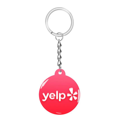 NFC Smart Epoxy Keychain for Google Instagram WhatsApp Facebook Snapchat Review Tap Keychain for Instant Customer Feedback