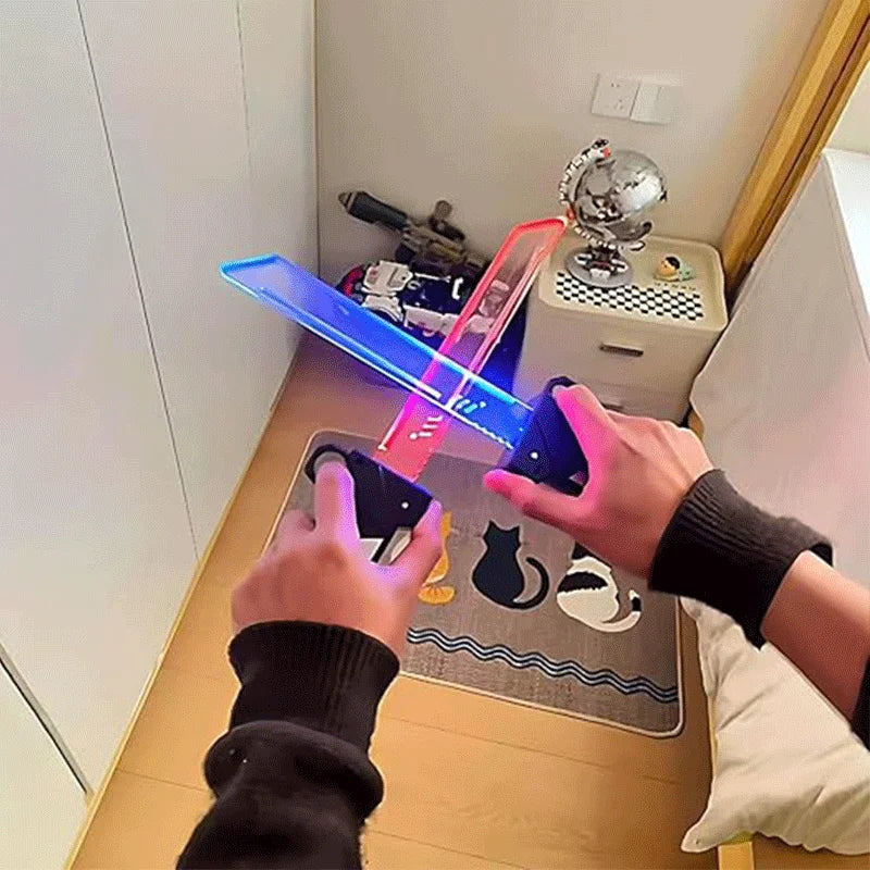 Lightsaber Toy, Double Sword Insertion, Swing and Stretch, 2-in-1, Role-Playing, Boys and Girls Holiday Birthday Gifts