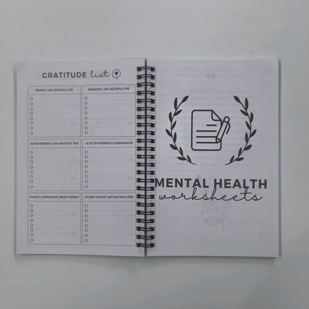 5 Books in 1 Planner CBT + DBT + ACT workbook cognitive behavioral therapy,dialectical behavior therapy and commitment  therapy