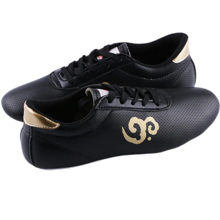 New Martial Arts Shoes Unisex Light Weight Men Women Tai Chi Wushu Shoe Soft Sole Leather Traditional Kung Fu Shoes