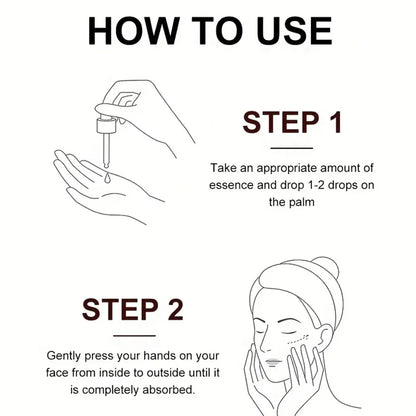 Vitamin C Facial Essence Hyaluronic Acid Dark Skin Brighten Serum Fade Fine Lines Moisturizing Repair Dull Serum Face Skin Care