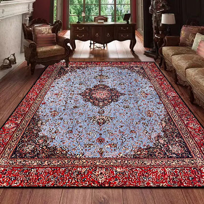 Retro Persian Carpet for Living Room Boho Decor for Room Balcony Rug Large Luxury Red Bed Decoration Home Mats Bedside 160x230