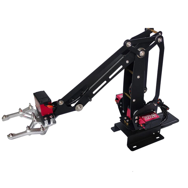 Arduino 4 DOF Metal Manipulator Mechanical Robot Arm Claw Kit with 20KG Digital Servo Motors DIY Arm