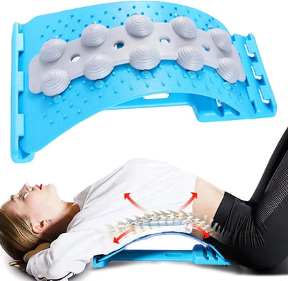 Lumbar Spine Soother Back 4-speed Massage Board Hunchback Correct Stretching Lumbar to Relieve Nerve Compression Lumbar Supports