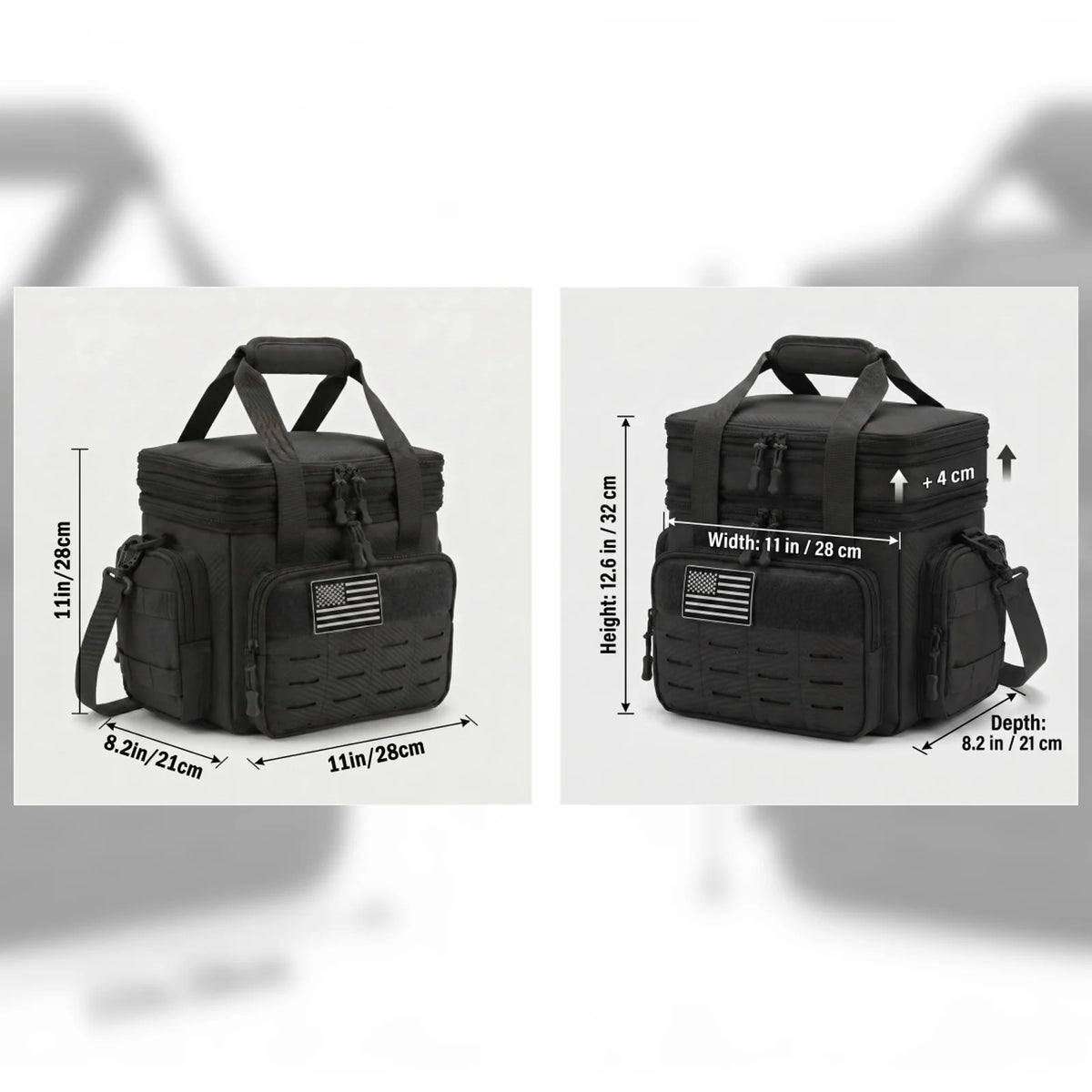 18L Insulated Picnic Cooler Bag Tactical Expandable Leakproof Thermal