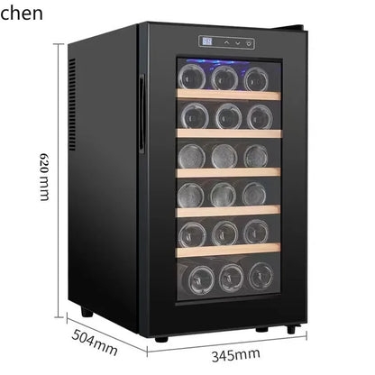 18-Pack Red Wine Constant Temperature Wine Cabinet Refrigerator Electronic Air Cooling Refrigerated Cabinet