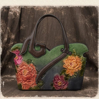 New Retro Leather Bag Cowhide Genuine Leather Handbags Women Crossbody Bag Single-shoulder Bags Fashion Big Capacity Package