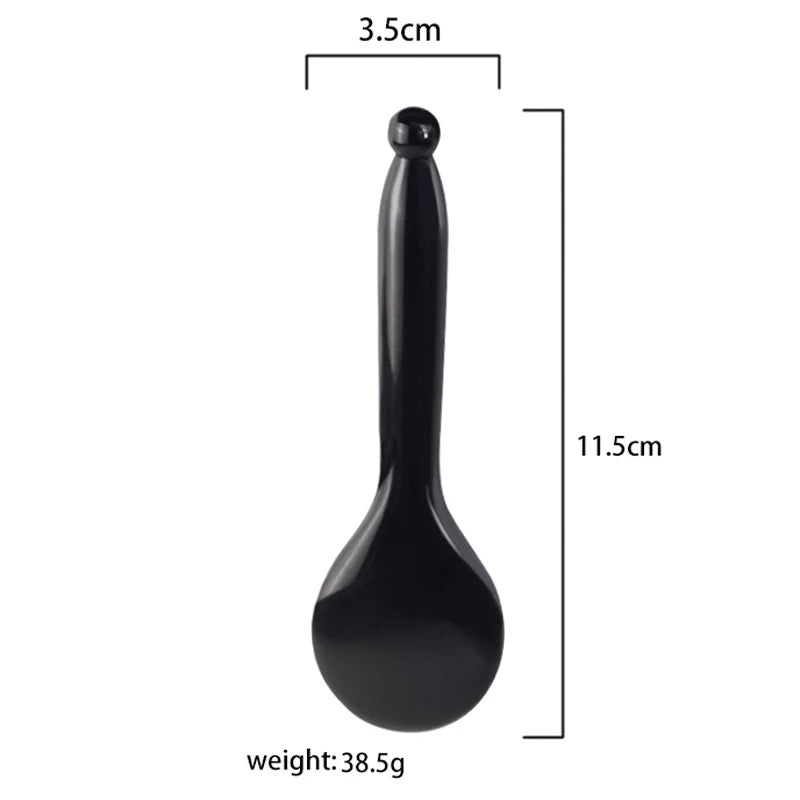 Wholesale Various Shape Black Obsidian Face Gua Sha Tool Sawtooth SPA Massager Acupuncture Facial Beauty Product For Health Care