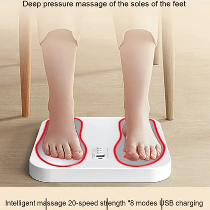 Family multifunctional foot massage, relaxing foot massage, multi-level adjustable massage, powerful power massage pad
