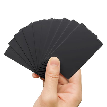 NFC215 Black Cards Rewritable NFC NT-AG215 PVC Cards Blank Easy Convenient Programmable NFC Business Card Chip 504Bytes