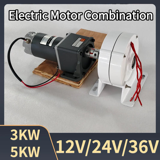 Low Speed 3000W 4000W 5000W 12V 24V 48V Three Phase Gearless Permanent Magnet Generator AC Alternators Use For Wind Turbine DIY