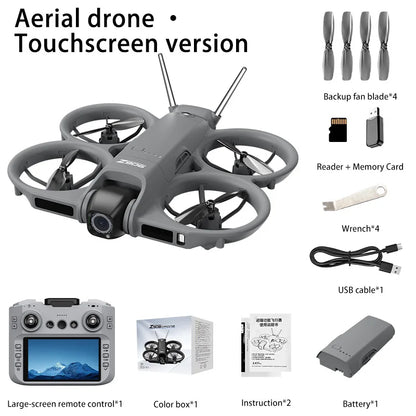 New Z906 Mini FPV Drone Big Screen Remote Electric Adjust 4K Camera 3-Side Obstacle Avoidance Optical Flow Sale Landing Pad Only