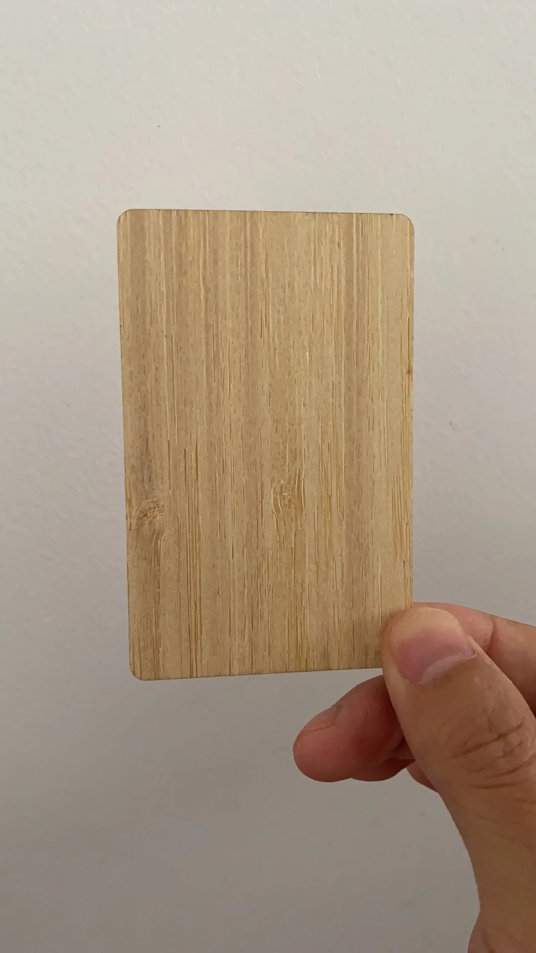 1pcs  12 colors wood 13.56mhz NFC Blank Bamboo black walnut cherry beech Wooden Membership Card NFC Contactless Business Card