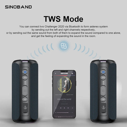 XDobo Sinoband Challenger 50W high-power Bluetooth speaker portable subwoofer stereo multimedia wireless Bluetooth speaker