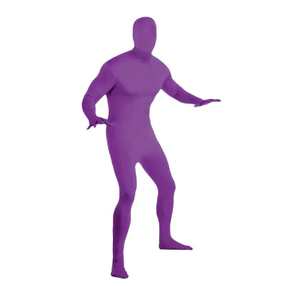 24 Zentai Invisible Jumpsuit Cosplay Costume Bodysuits Halloween Carnival Skin Tight Suit Spandex Stretch Disappearing Jumpsuit