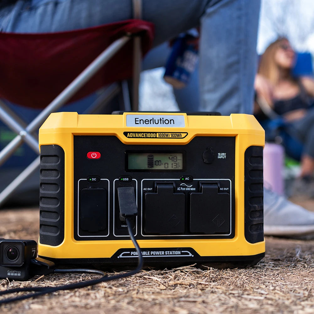 Enerlution Solar Portable Power Station Camping 500  300  800  1000 W Portable Power Stations Portable