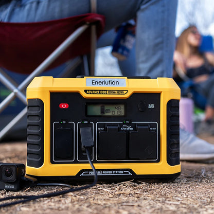 Enerlution Solar Portable Power Station Camping 500  300  800  1000 W Portable Power Stations Portable