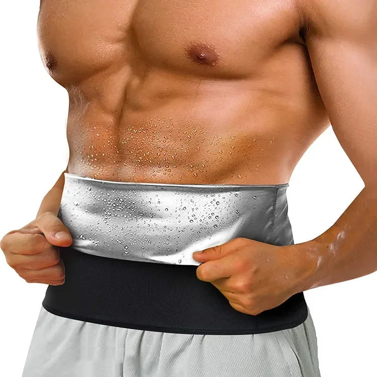Men Sweat Sauna T-shirt Waist Trainer Suit Body Shapers Shapewear Corset Underwear Belly Control Fitness Fat Burn Tops