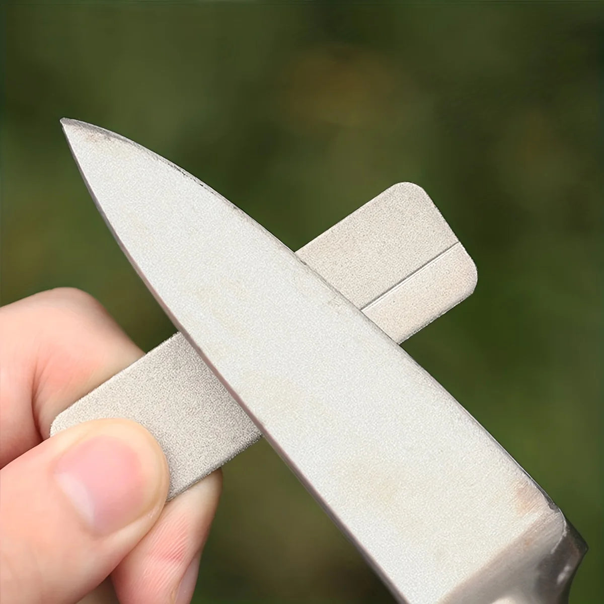 Knife Sharpener Diamond Pocket Tools Mini Keychain Outdoor Camping Sharpener Outdoor Camping Tool Emery Nail File Grinding Tool