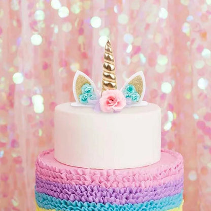Unicorn Cake Topper Unicorn Birthday Party Supplies Cake Topper Decorations for Girls First Birthday Cake Topper