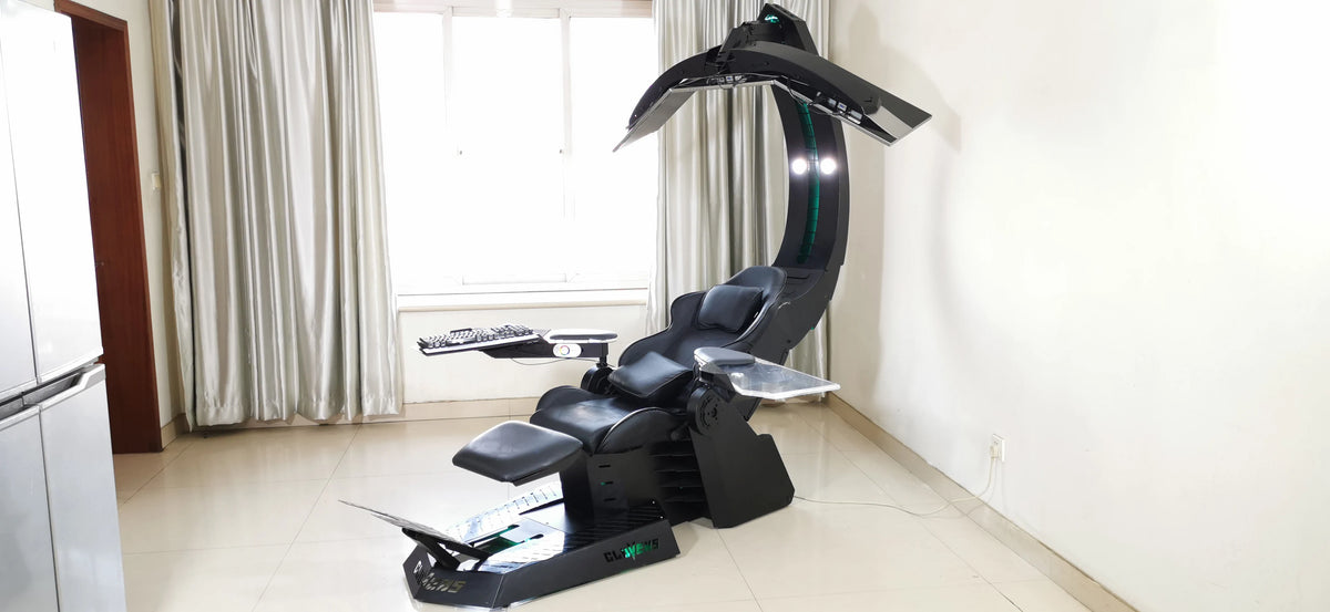 Hot Sell Modern Design RGB LED High Quality OEM ODM Ergonomic Recline Gamer Chair Swivel Racing Gaming Chair With Foot Rest