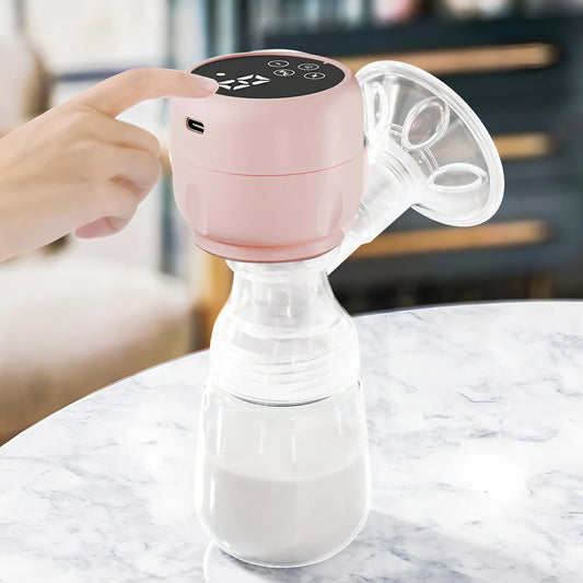 Electric Breast Pump Intelligent Integrated High Suction Breast Pump Breast Milk Postpartum Fortable Painless and Silent Breast