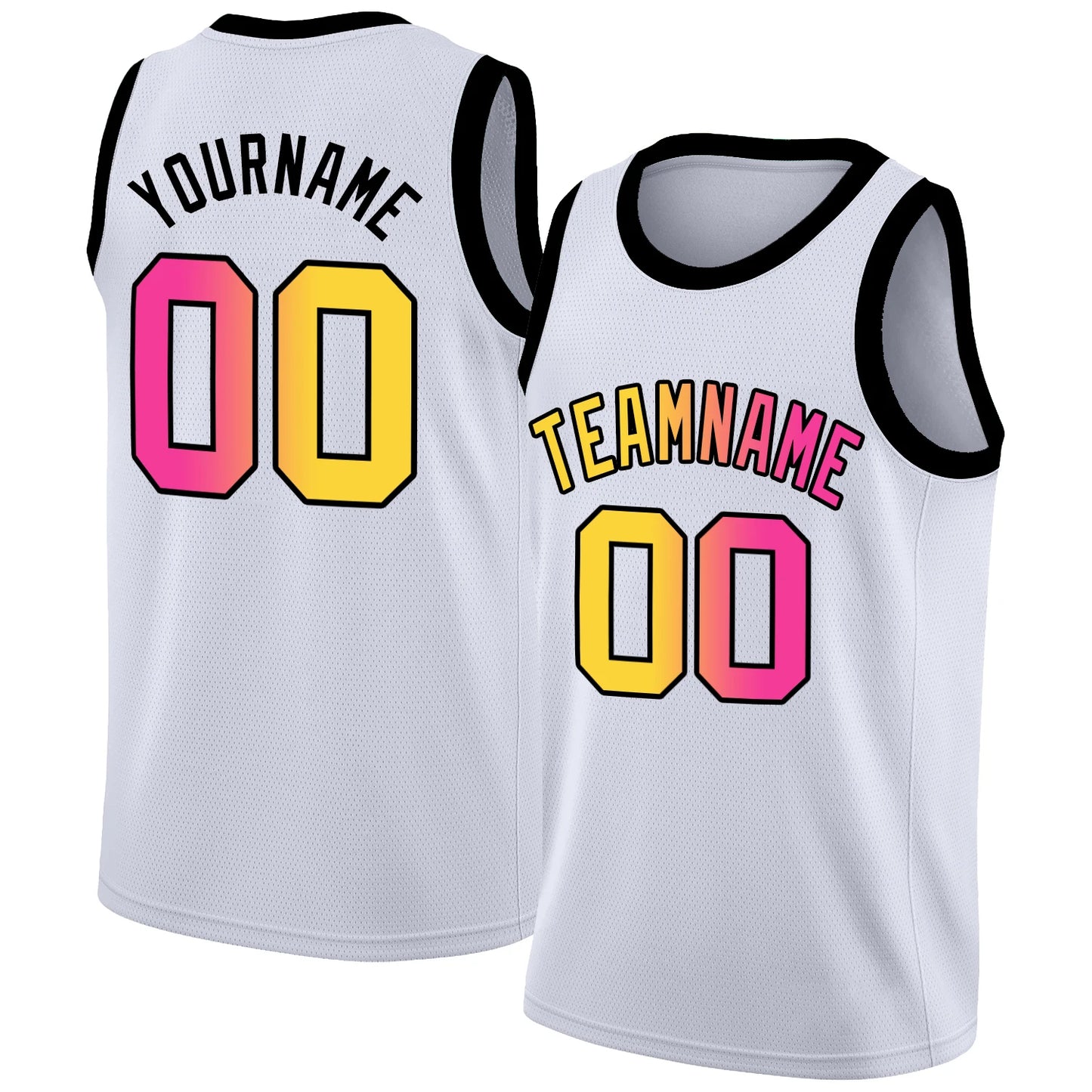 Round Neck Personalized Basketball Jersey Custom Full Sublimation Team Name/Number Training Athletic Shirts for Male/Lady/Kids