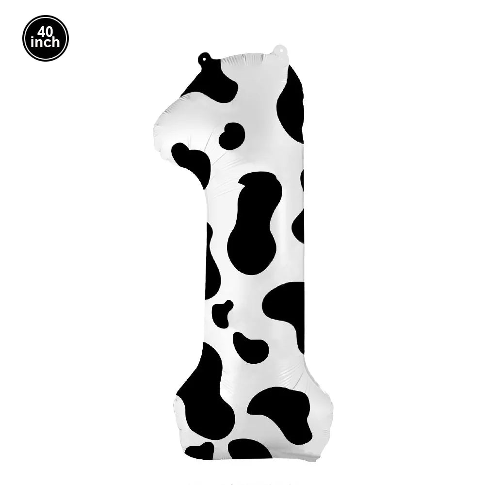 Cow Happy Birthday Cake Decoration Cow Cake Topper for Farm Cow Birthday Party Decoration Supplies