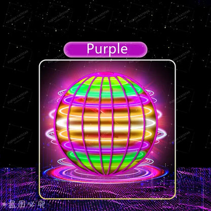 Premium RC Magic Flying Ball Hover Drone with LED Lights, 360° Rotating Gyro Spinner, Outdoor Interactive Toy for Teens & Adults