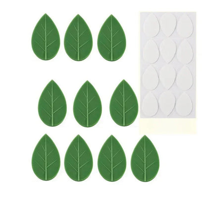 20pcs Plant Climbing Wall Fixture Rattan plants growth climb traceless vine fixing tool Self-Adhesive Green Clip Traction Holder