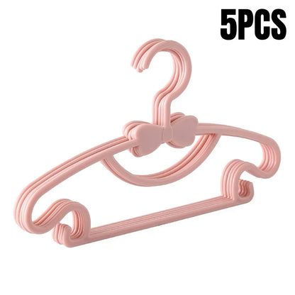5-50pcs Baby Hangers Plastic Kids Clothes Storage Hanger for Nursery