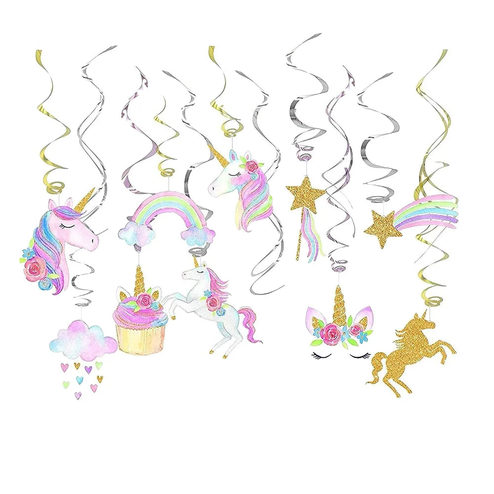 Rainbow Unicorn Balloon Unicorn Party Decor Supplies Unicorn Birthday Party Decoration Baby Shower Kids Girls Birthday Decor
