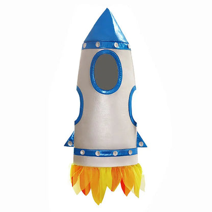 Umorden Unisex Kids Children Boys Girls Rocket Rocketship Costume Spaceship Space Shuttle Cosplay Sponge Suit
