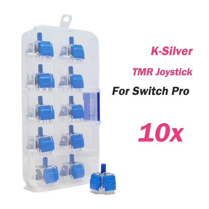 K-SILVER JS13 PRO+ TMR Joystick for Switch Pro PS5 PS4 Xbox Series Xbox One Anti-Drift Electromagnetic 3D Analog TMR ThumbStick