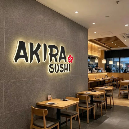 Custom LED Channel Letters Sign Outdoor Waterproof Backlit Logo For Restaurant Shop Office Business Storefront Decor