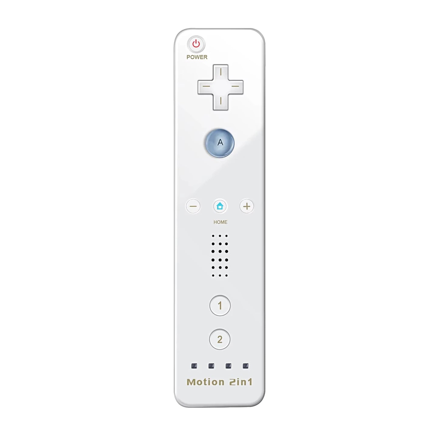 Controller for Nintendo Wii, Wii Remote with Silicone Case and Strap Compatible with Nintendo Wii/Wii U/Wii Mini with Motion