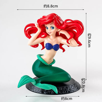 Mermaid Cake Decoration Kawaii Doll Mermaid Birthday Cake Toppers Girls Happy Birthday Party Supplies Creative Dessert Supplie