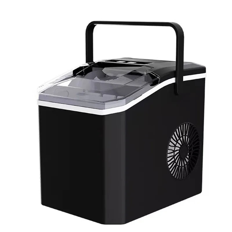 Countertop Portable Ice Maker Quick Production Bullet‑Style Hollow Ice Cubes Compact Ice Making Machine for Home & Outdoor