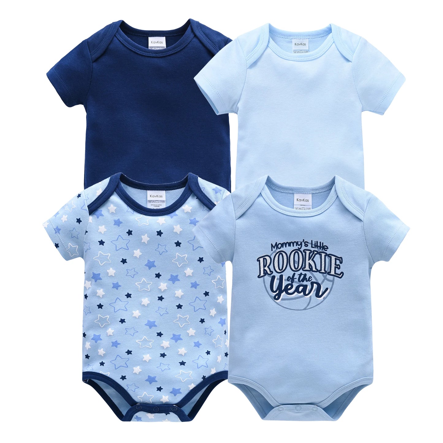 New Baby Boy Clothes Summer 100%Cotton Blue Grey Tie Print Three Piece Short Sleeve Bodysuit Pants Vetements Bebe For 0-12M