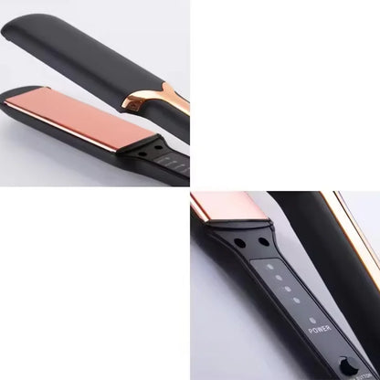 Hair Straightener Professional Ceramic Flat Iron Negative Ion Wide Plate Temperature Adjustable Straightening Iron