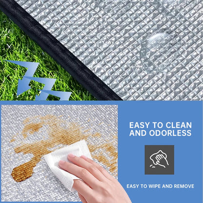 Outdoor Camping Foam Foil Mat Portable Moisture-proof Pad Picnic Beach Mat Aluminum Insulation Sleeping Pad Camping Supplies