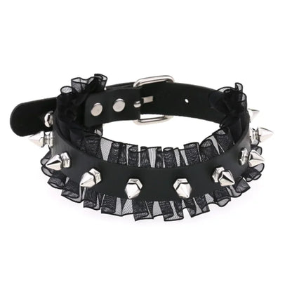 1pc Harajuku Gothic Spike Rivet Star Necklaces Collares Hip Hop Rock