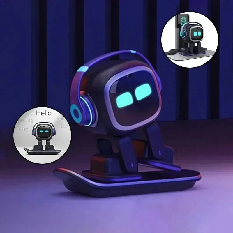 2026 New AI EMO Robot ESP32-S3 Intelligent Interactive Chat Dancing Emotional Companionship Intelligent Robot
