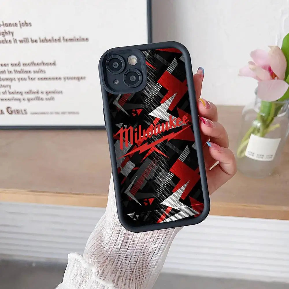 Fashion Phone Case for M-Milwaukees IPhone 17 16e 16 15 14 13 12 11 Air Pro Max Mini XR XS X 7 8 6 6s Plus Soft TPU Back Cover