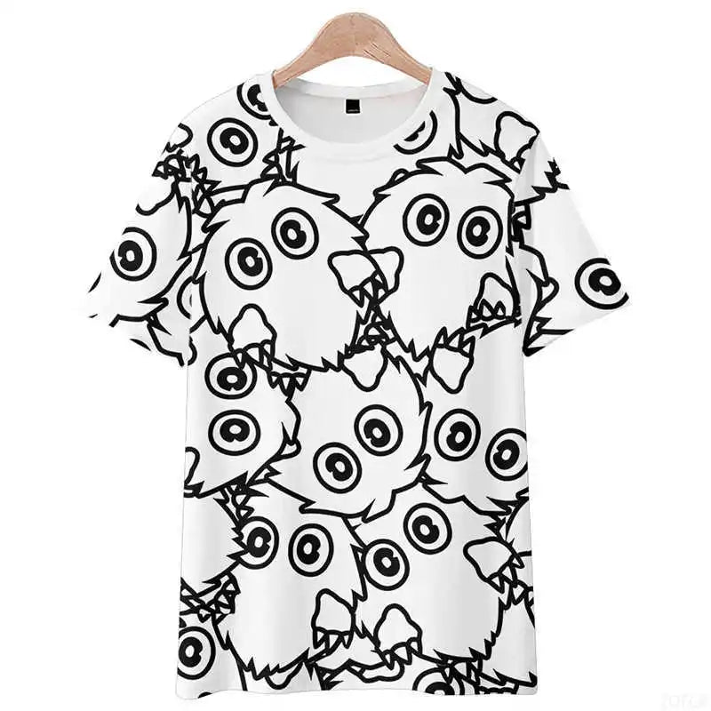 Outdoor Casual Wear Men's Shirts Yu-Gi-Oh!  Kuriboh Printed Short Sleeve Interesting High Quality Quick-Dry Loose Mens T shirt