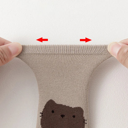 6 Pairs Cartoon Animal Baby Glue-On Socks, Kid's Anti-Slip Trampoline Socks, Suitable for Babies When They Are Learning to Walk