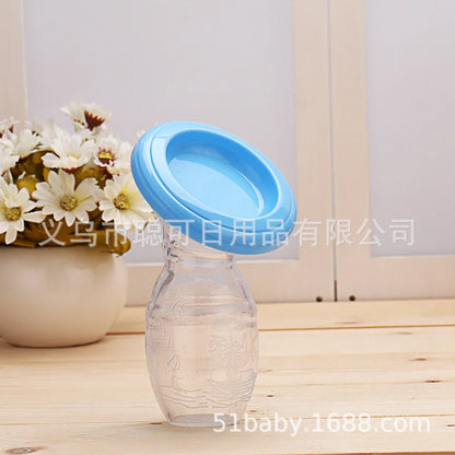 Breastfeeding Baby Feeding Manual Breast Pump Partner Breast Collector Automatic Correction Breast Milk Silicone Pumps BPA Free